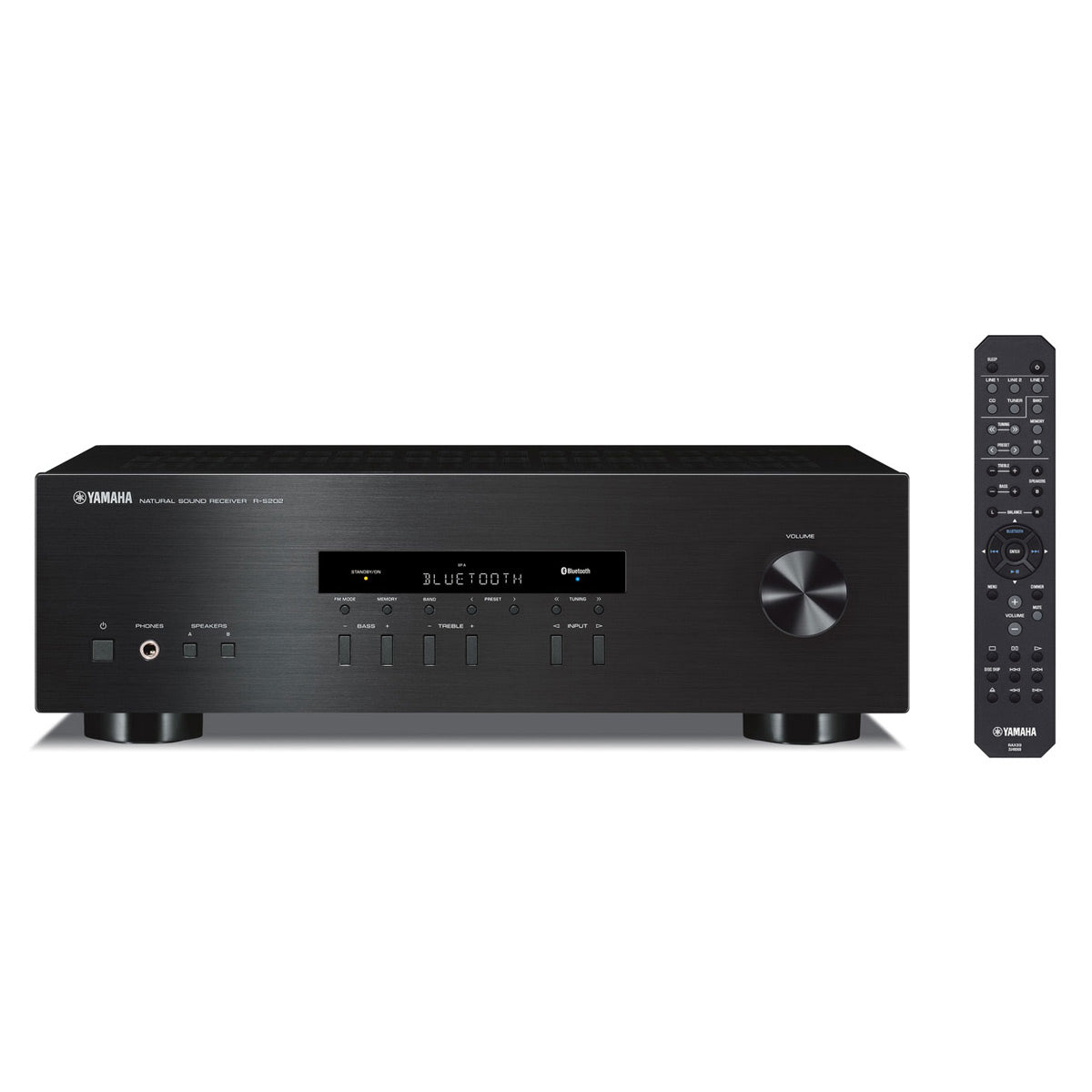 Yamaha R-S202 2-Channel Home Stereo World Stereo with Receiver | Wide Bluetooth