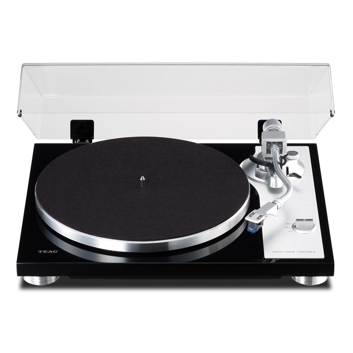 TEAC TN-4D-SE Direct-Drive Turntable with SAEC Tonearm, Built-In Phono Amp,  Anti-Skate, and Pre-Installed Sumiko MM Cartridge (Black)