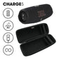 JBL Charge 5 Waterproof Portable Bluetooth Speaker with gSport Carbon Fiber Case (Black)