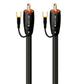 AudioQuest Black Lab RCA Male to RCA Male Subwoofer Cable - 6.56 ft. (2m)