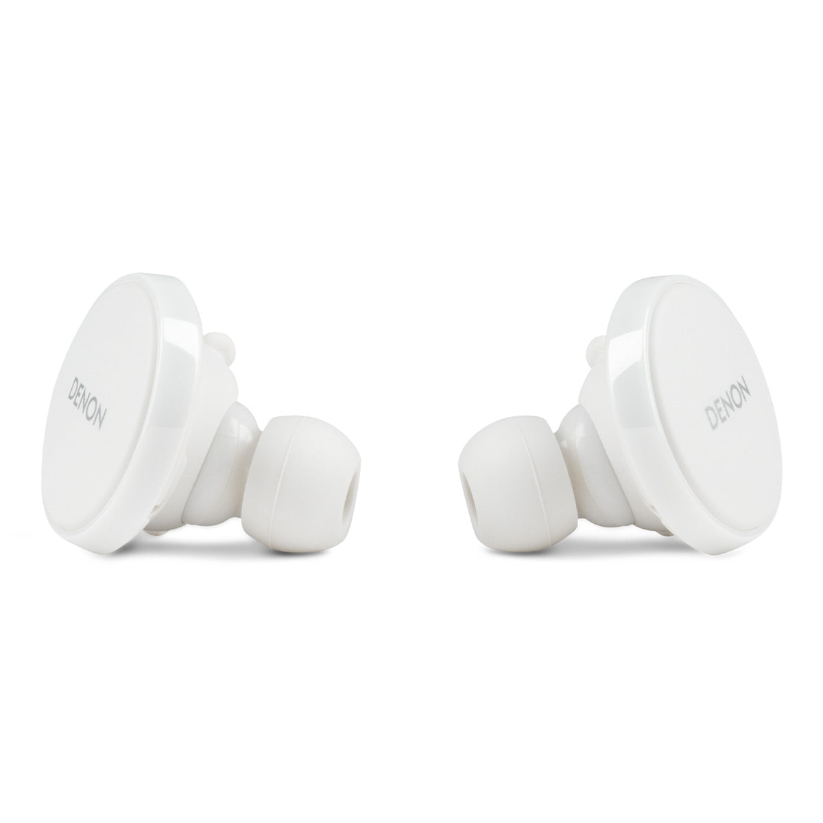 Denon PerL Pro True Wireless Earbuds with Active Noise Cancellation,  Spatial Audio, and Adaptive Acoustic Technology (White)