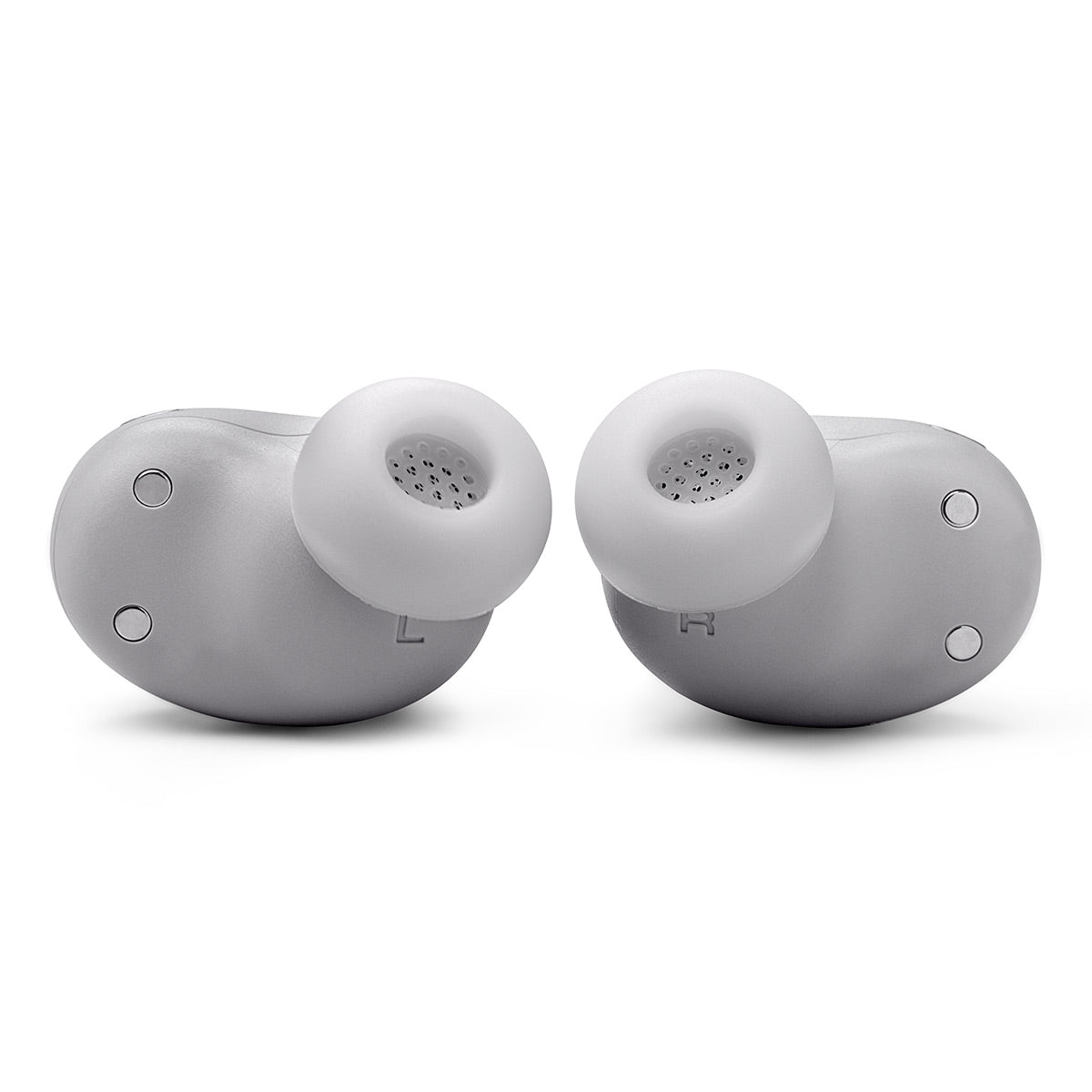 JBL Live Buds 3 True Wireless Noise Cancelling Earbud Bundle with gSport Case (Silver)