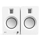 Kanto TUK Premium Powered Bookshelf Speakers with Headphone Out, USB DAC, Dedicated Phono Pre-amp, & Bluetooth - Pair (Matte White)