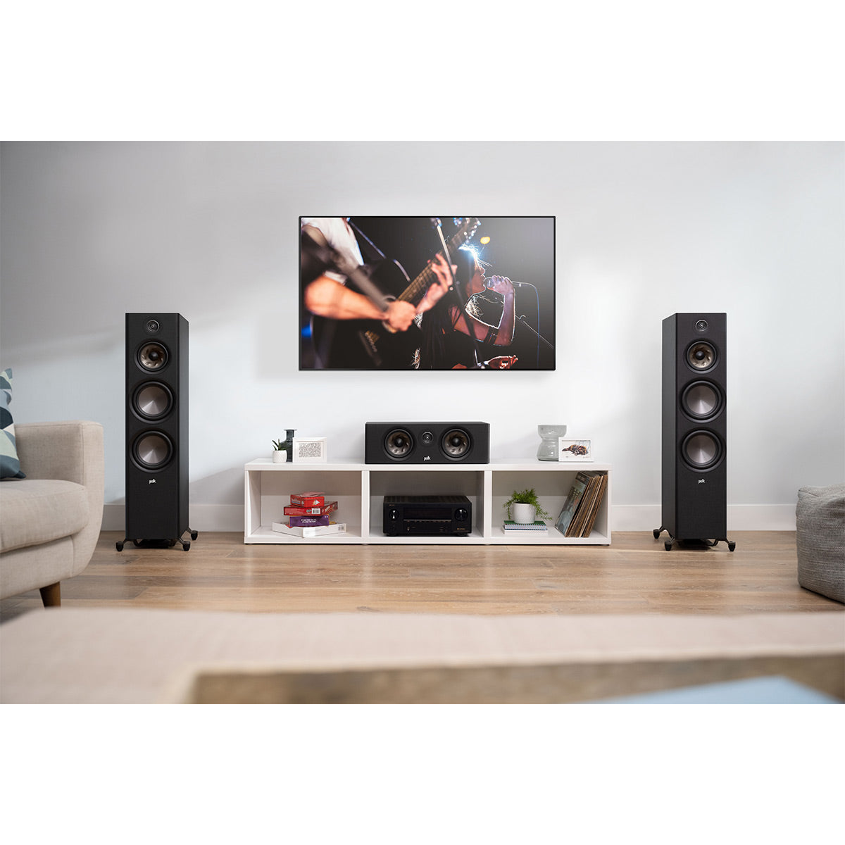 Polk Audio Reserve 300 Compact Center Channel Speaker (Black)