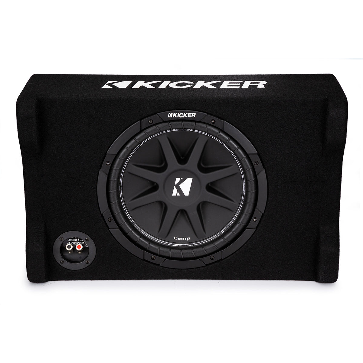 Kicker 48CDF124 Comp 12" Down-Firing Loaded Subwoofer Enclosure