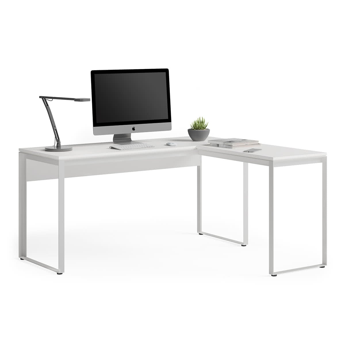 BDI Linea 6222 Console Desk (Charcoal Stained Ash)