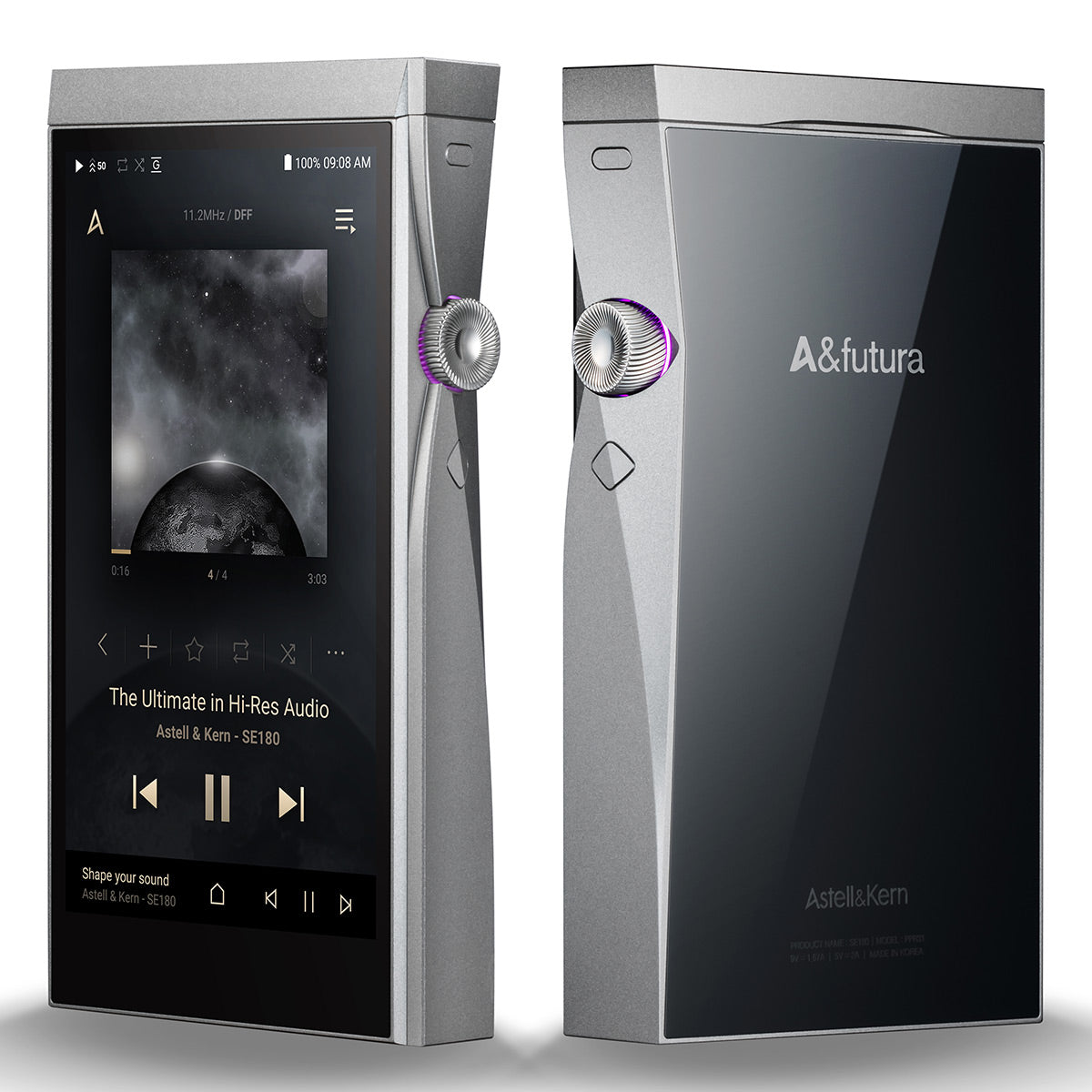 Astell & Kern A&Futura SE180 Portable Music Player (Moon Silver