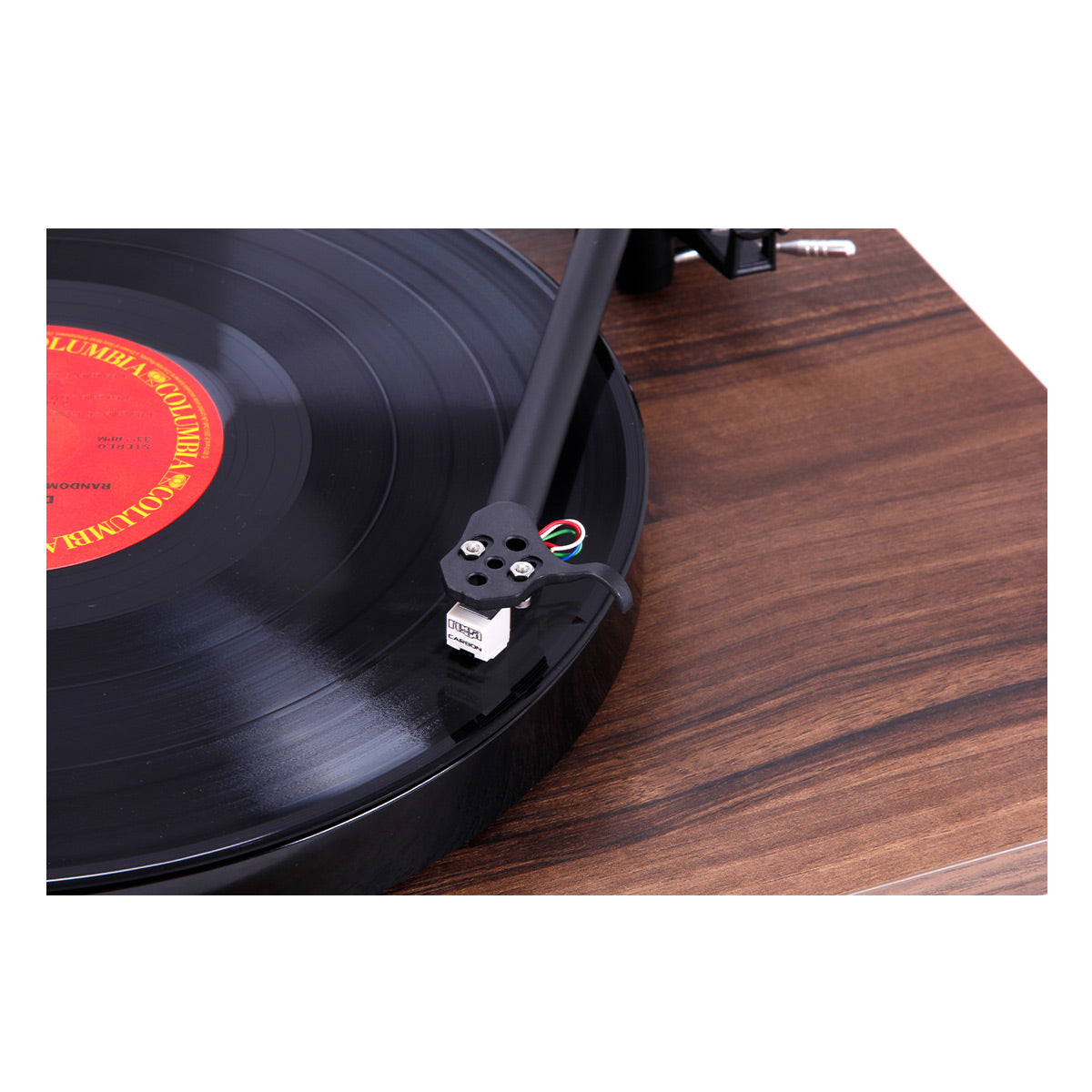 Rega Planar 1 Turntable with Pre-mounted Carbon MM Cartridge (Special Edition Walnut)