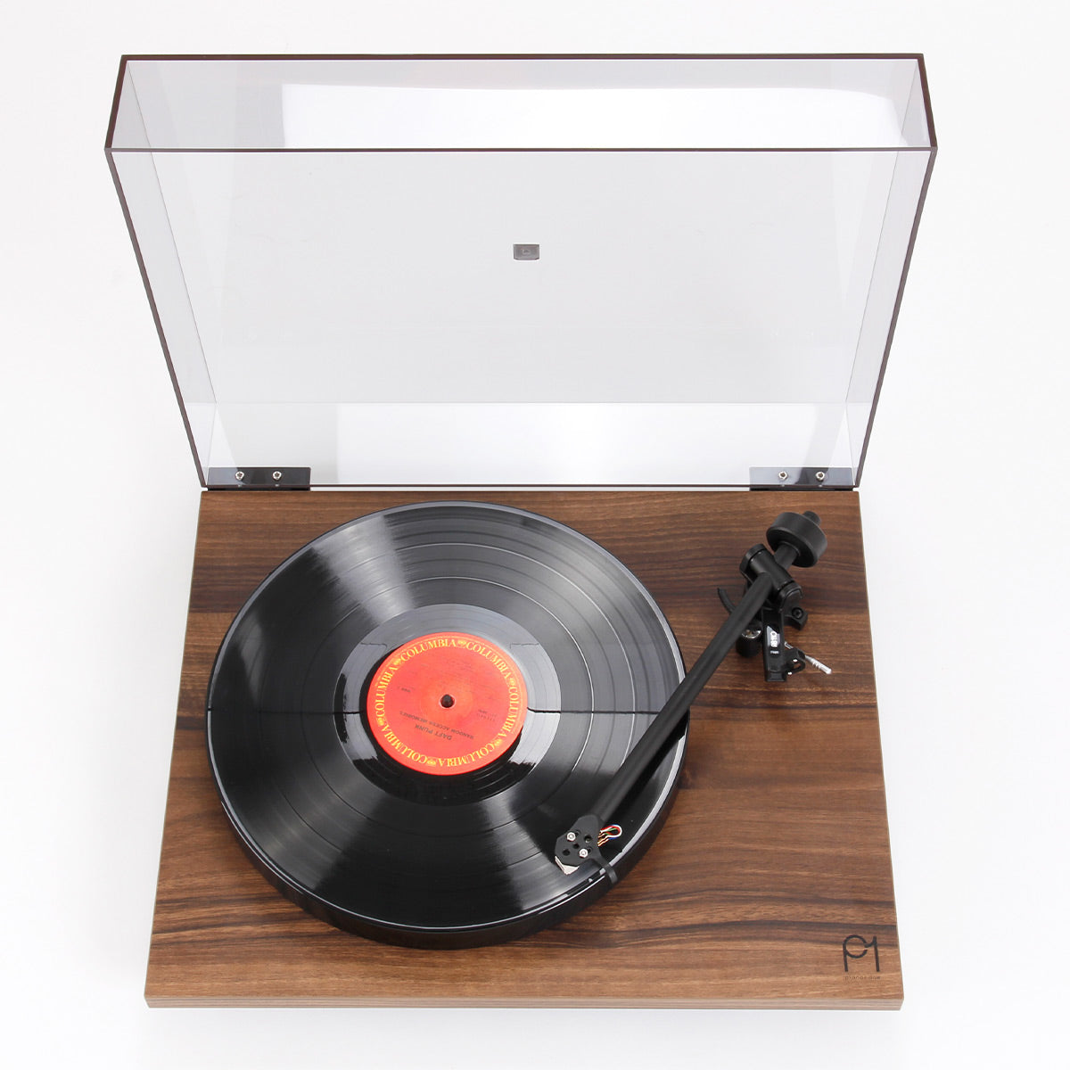 Rega Planar 1 Turntable with Pre-mounted Carbon MM Cartridge (Special Edition Walnut)