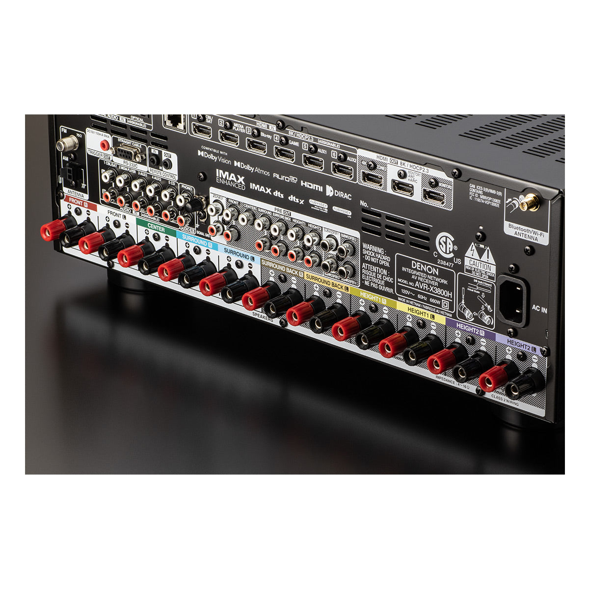 AVR-X3800H - 9.4 Ch. 105W 8K AV Receiver with HEOS® Built-in
