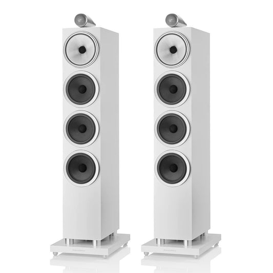 Bowers & Wilkins 702 S3 3-Way Floorstanding Speaker - Pair (Satin White)