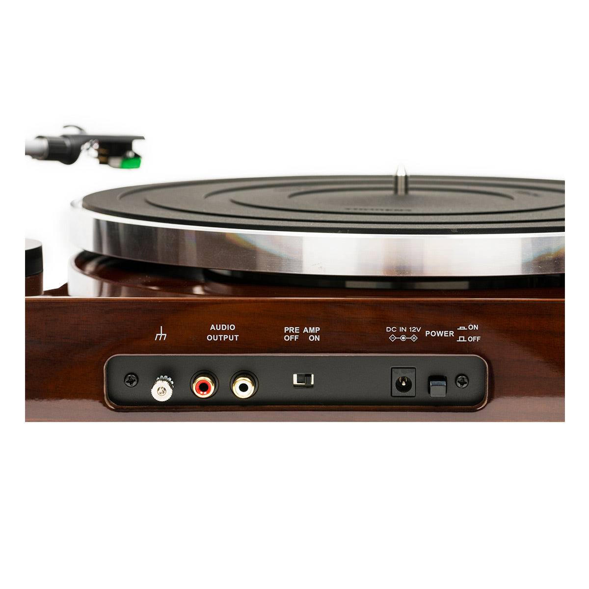 Thorens TD 204 Manual Two-Speed Turntable with Built-In Preamp