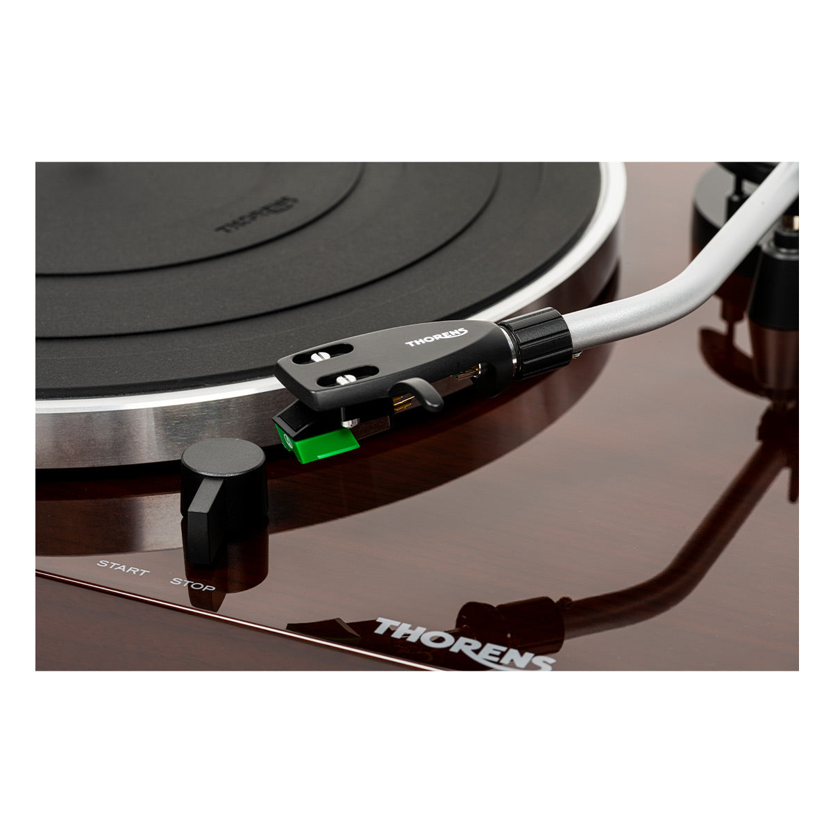 Thorens TD 204 Manual Two-Speed Turntable with Built-In Preamp