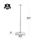 Sanus Height-Adjustable Speaker Stands for Sonos Era 300 - Pair (White)