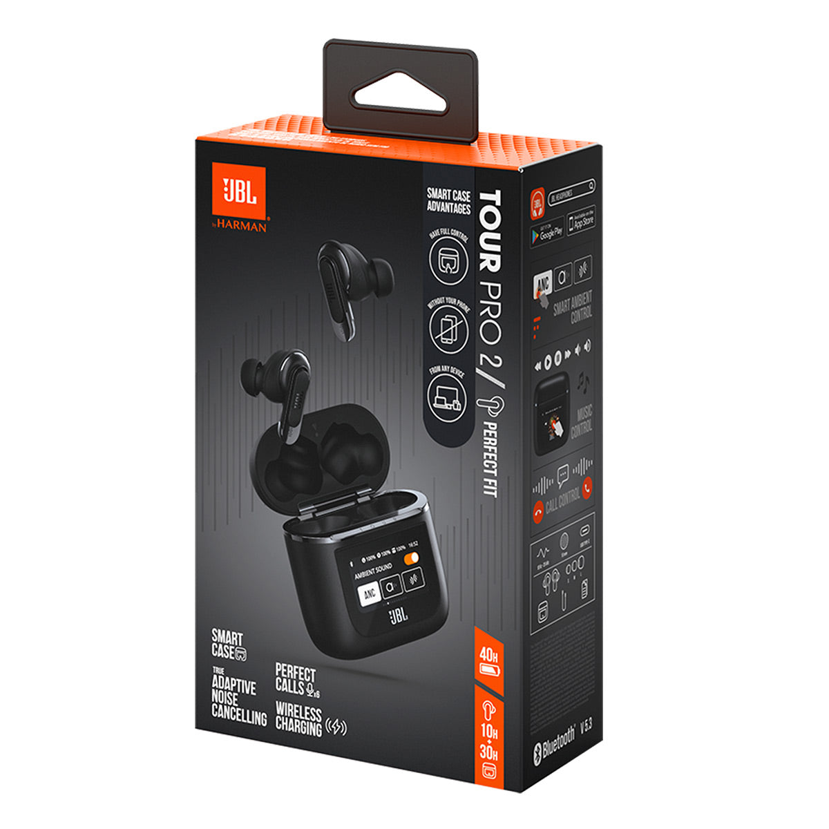 JBL Tour Pro 2 Noise Cancelling True Wireless Earbuds with Smart