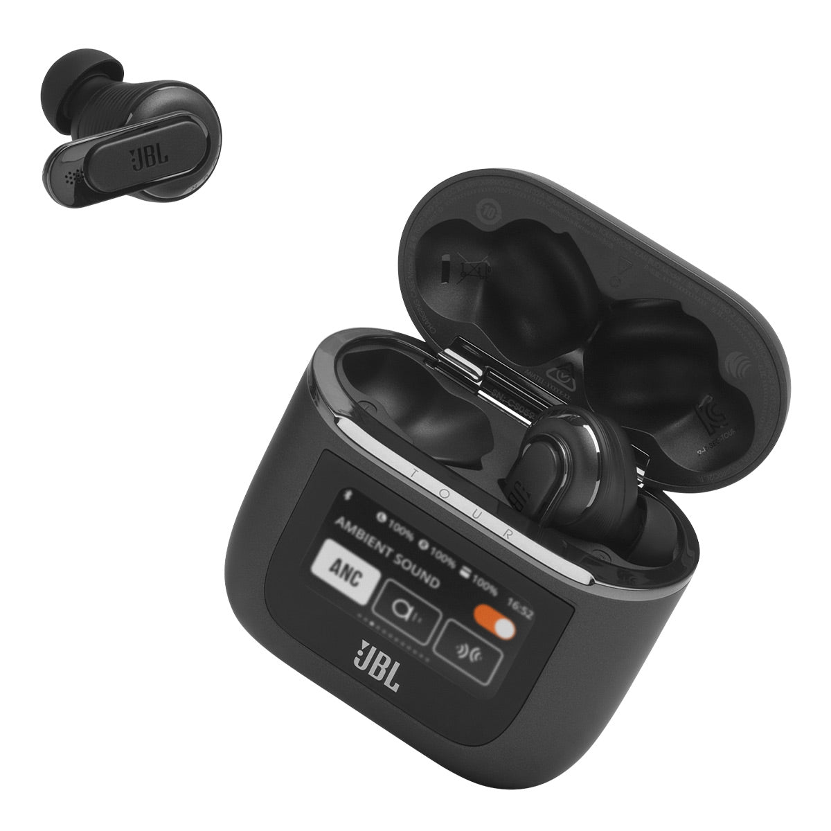 JBL's Tour Pro 2 Earbuds Are the First to Come With a Touchscreen