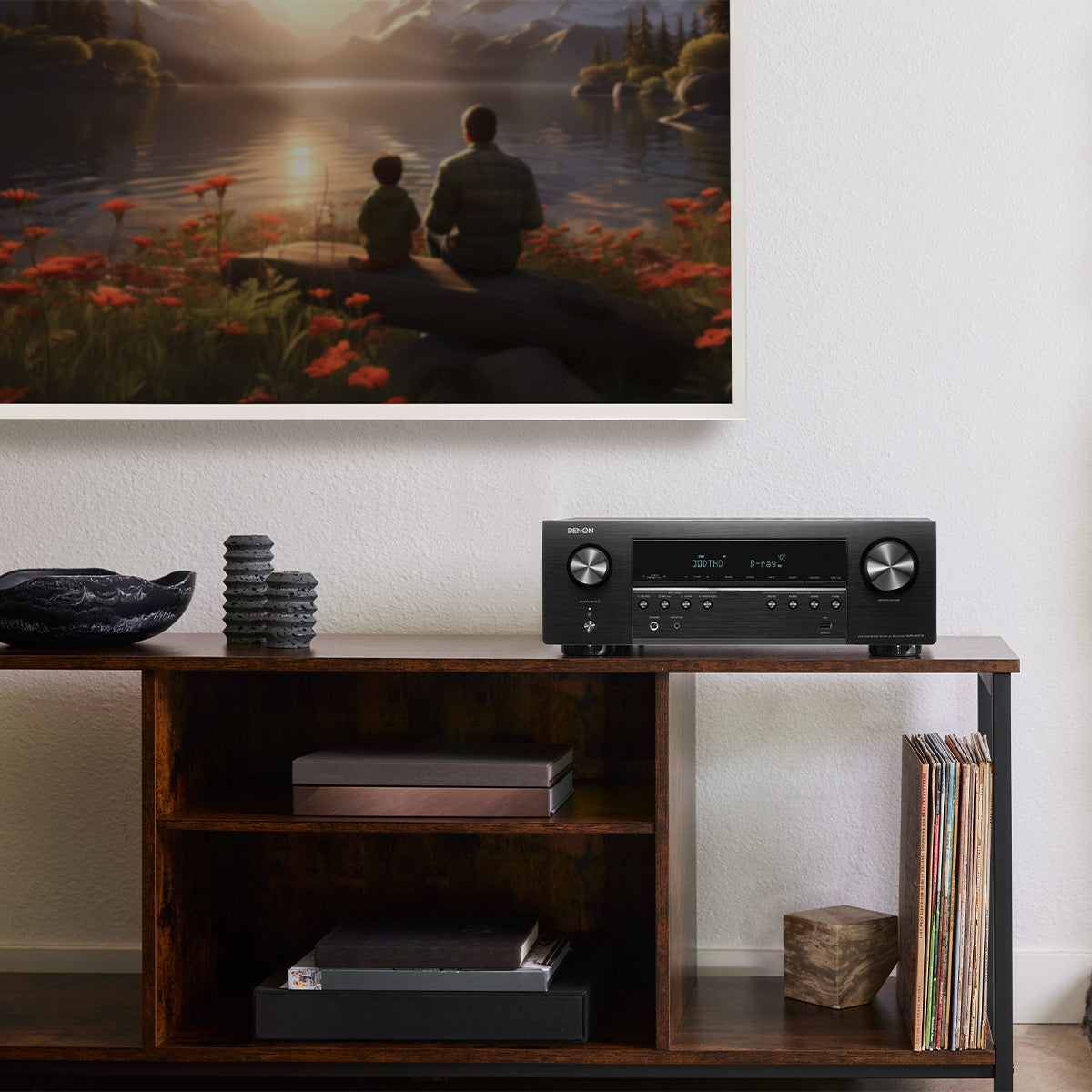 HEOS Audio, AVR-S670H Denon | Wide Receiver and Theater World 5.2 HDR10+, TrueHD Dolby Home with Built-In Stereo Channel 8K