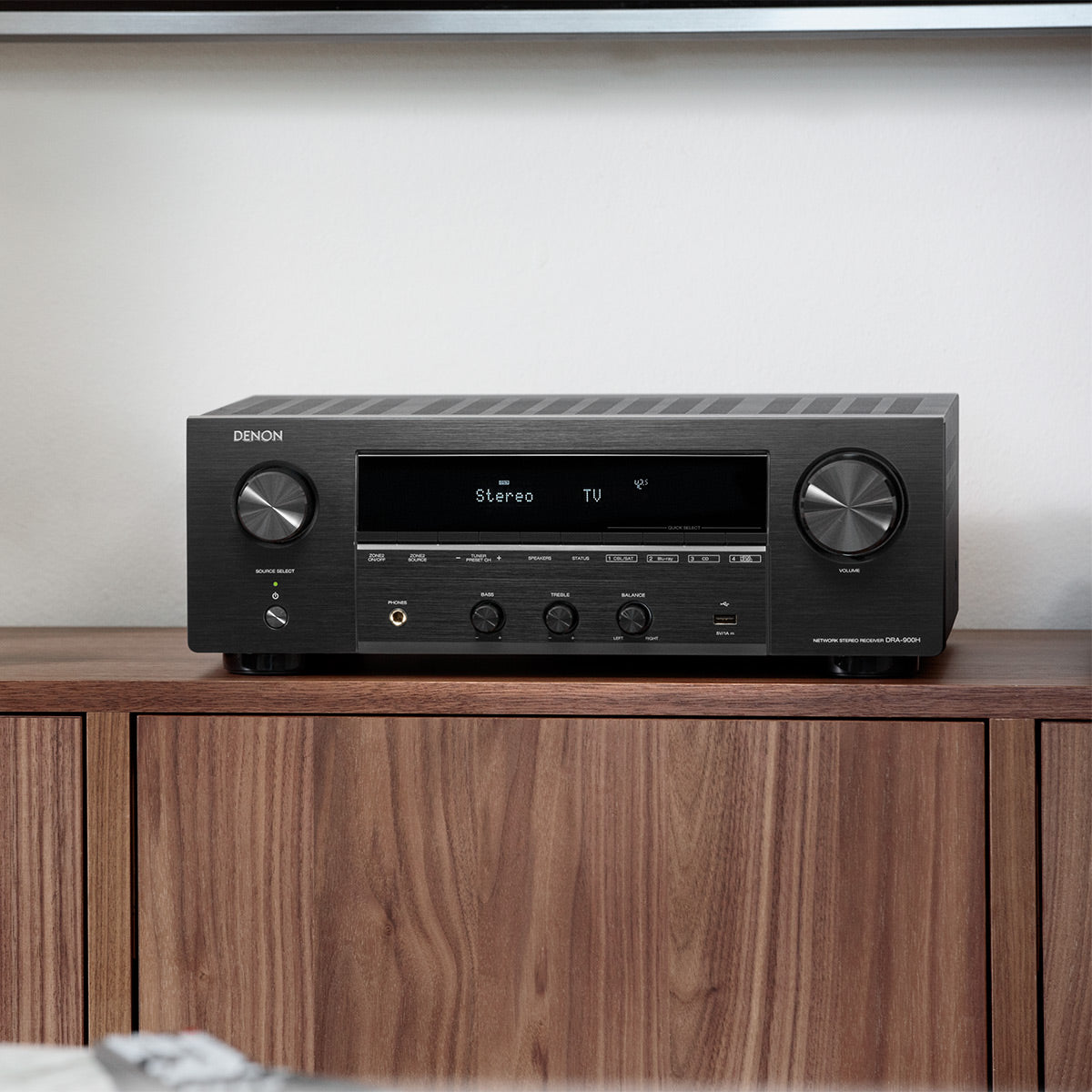 Denon DRA-900H 2.1 Channel 8K World with HEOS Stereo Stereo Wide Receiver AV | Built-In