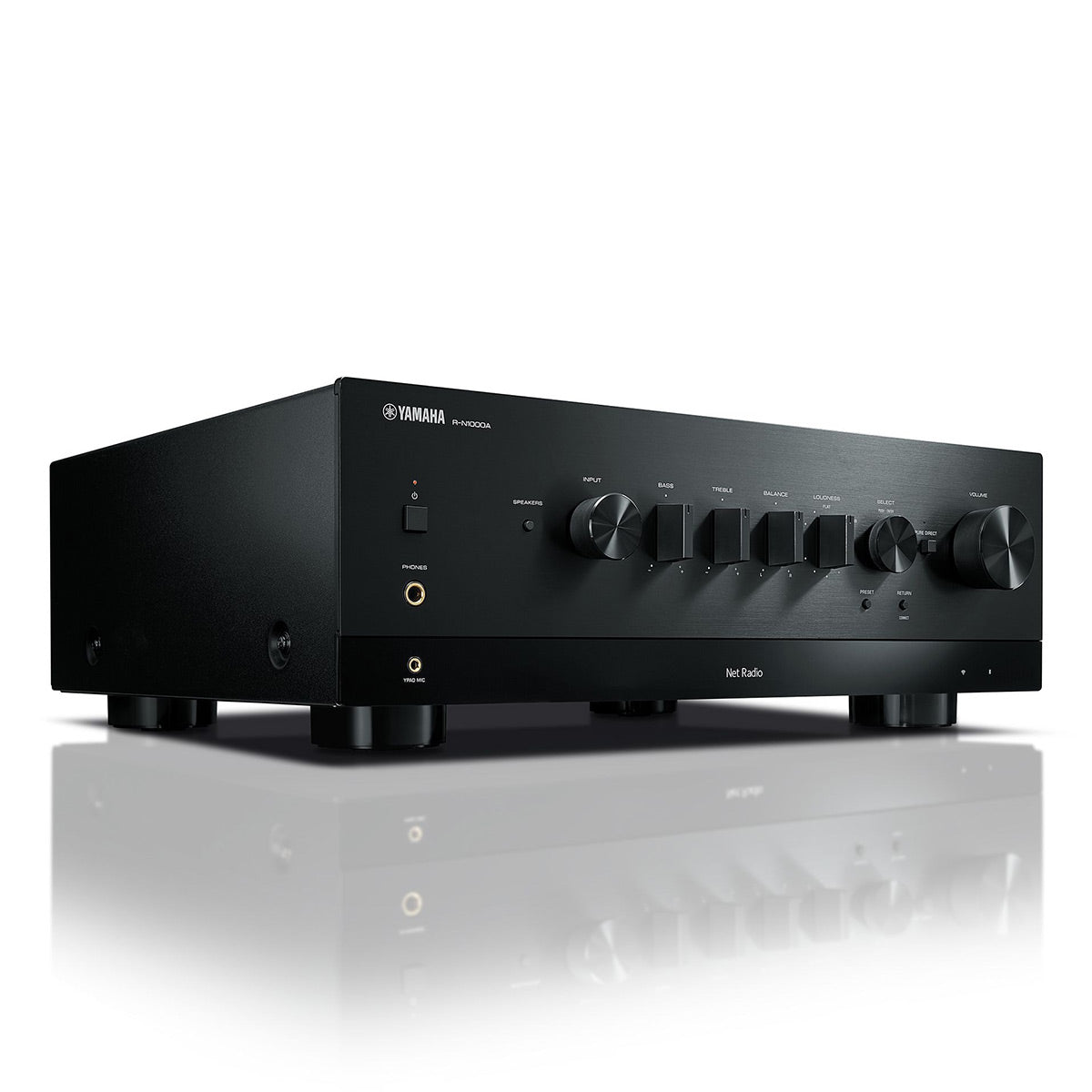 Yamaha R-N1000A Stereo Network Receiver with HDMI ARC, Bluetooth, Wi-Fi, and MusicCast (Black)