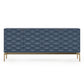 BDI Ripple 7629 4-Door Storage Credenza (Ocean with Brass Base)