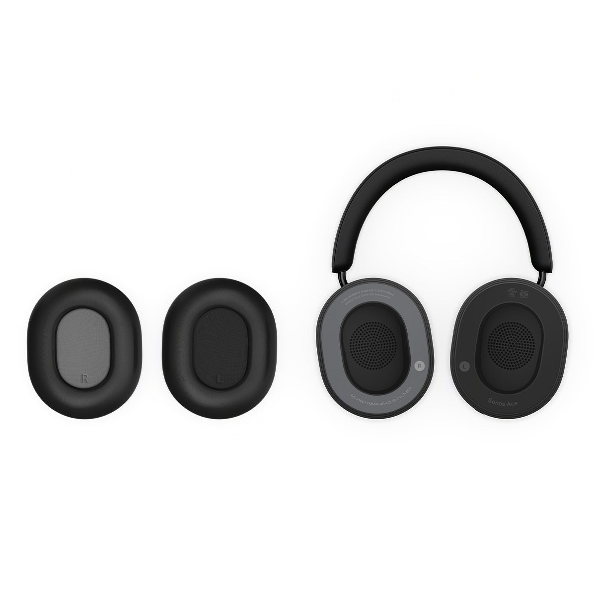 Sonos Ace Wireless Noise Canceling Headphones - Pair (Black)