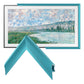 Deco TV Frames 75" Alloy Prismatic Frame for Samsung The Frame TV 2021-2024 (Turquoise)