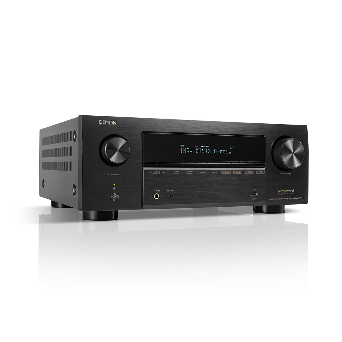 Denon AVR-X3800H 9.4 Channel 8K Home Theater Receiver IMAX Enhanced with Dolby Atmos/DTS:X and HEOS Built-In