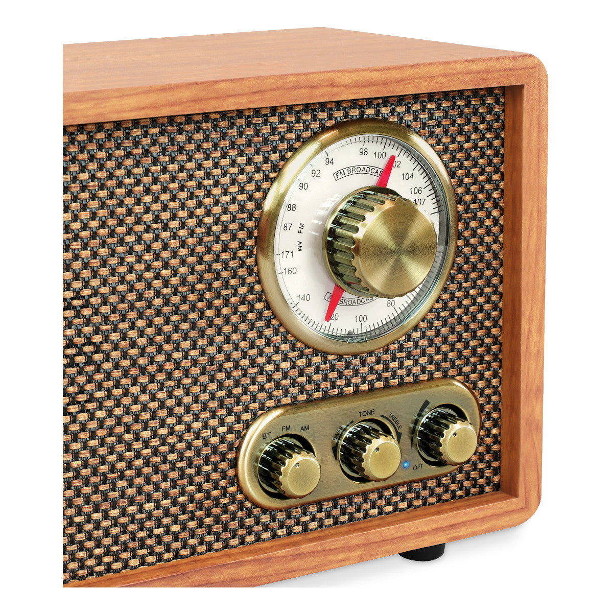 Victrola Willow Retro Bluetooth FM/AM Radio (Walnut)