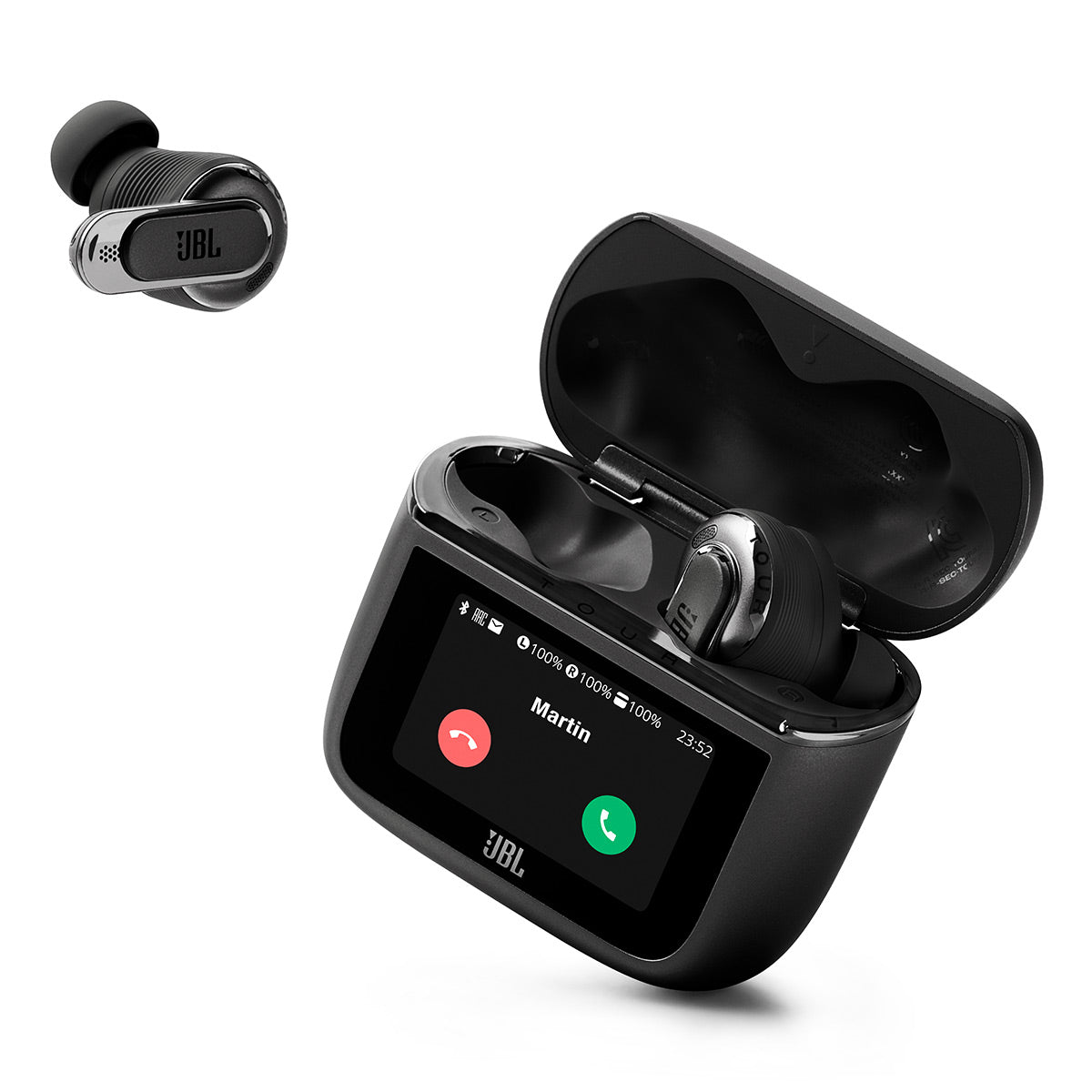 JBL Tour Pro 3 Noise Cancelling True Wireless Earbuds with Smart Case (Black)