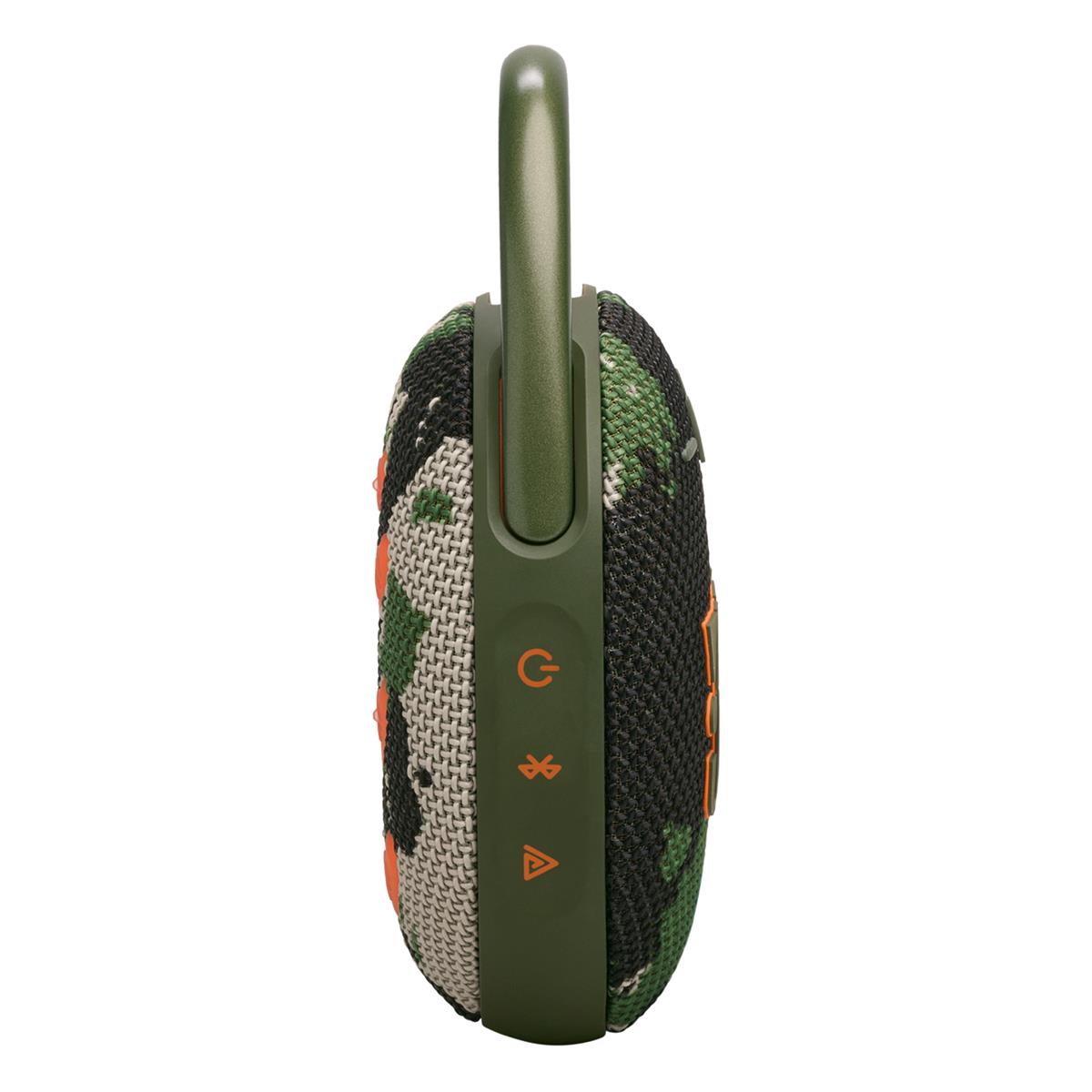 JBL Clip 5 Ultra Portable Bluetooth Speaker with gSport Silicone Sleeve (Camo)