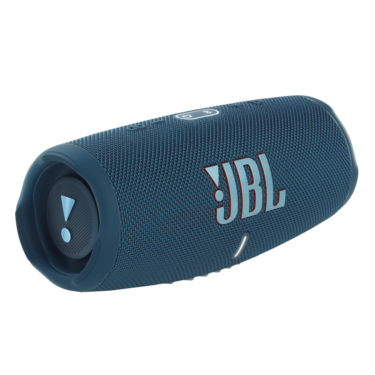 JBL Charge 5 Waterproof Portable Bluetooth Speaker with gSport Carbon Fiber Case (Blue)