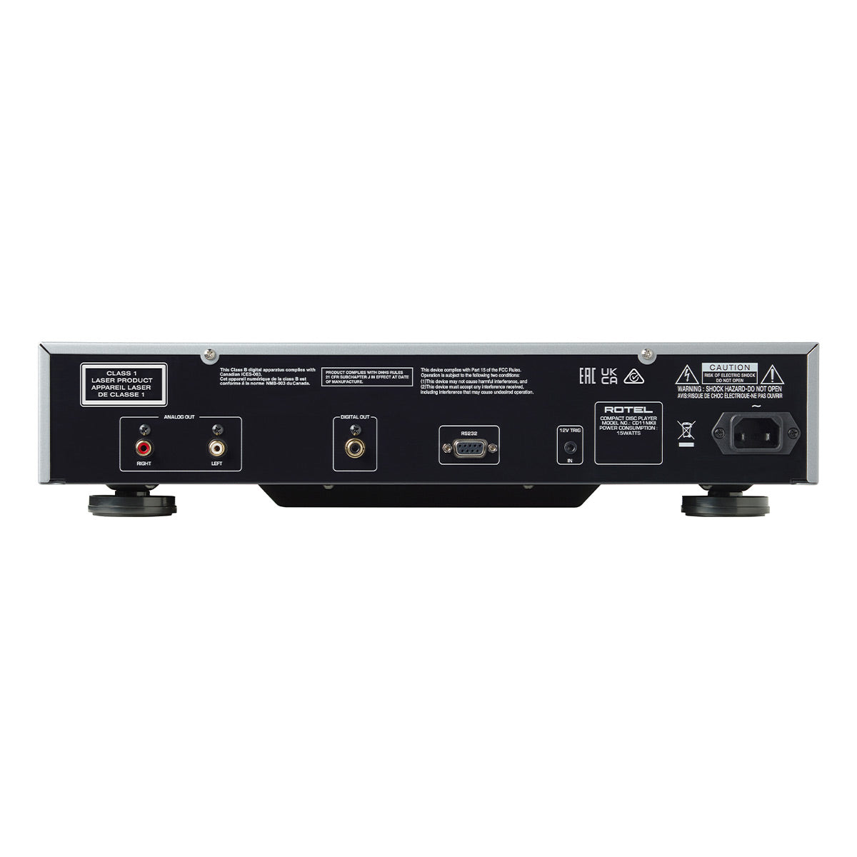 Rotel CD11 MKII CD Player (Black)