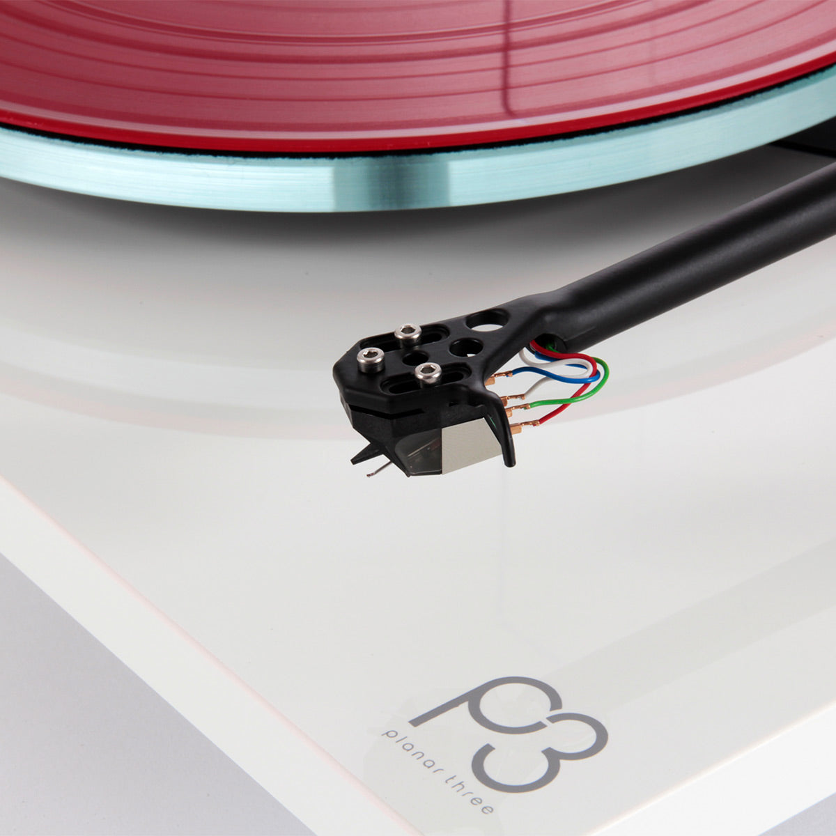 Rega Planar 3 Turntable with Nd5 MM Phono Cartridge (White)