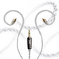 Meze Audio MMCX to 3.5mm Silver-Plated Headphone Cable - 3.9 ft.