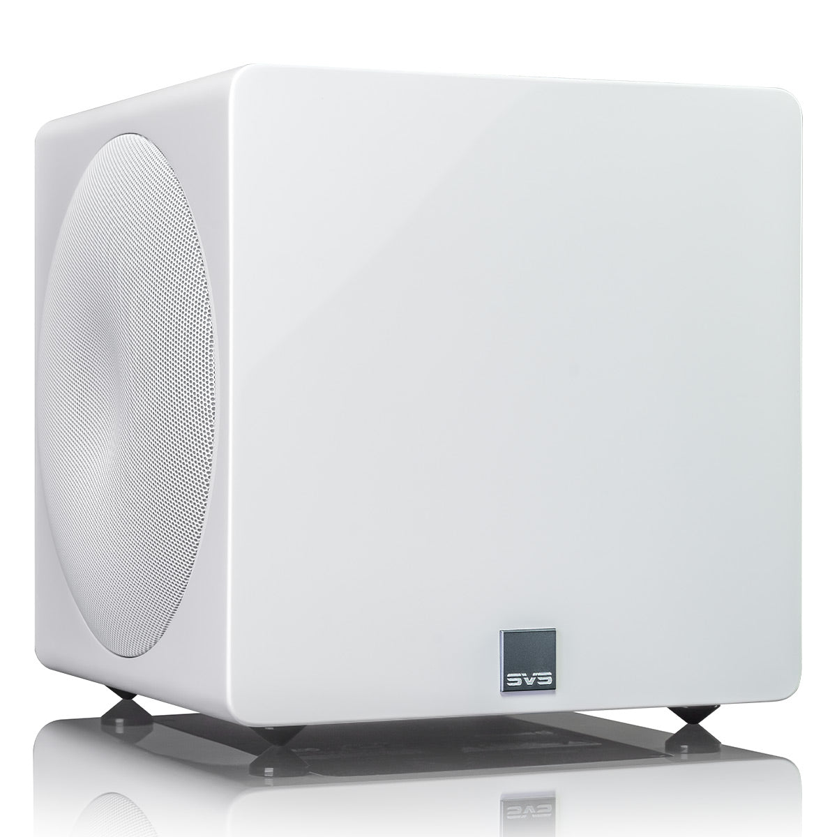 SVS 3000 Micro Sealed Subwoofer with SoundPath Wireless Audio Adapter (Piano Gloss White)