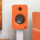 Kanto REN Powered Bluetooth Bookshelf Speakers - Pair (Matte Orange)