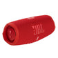 JBL Charge 5 Waterproof Portable Bluetooth Speaker with gSport Carbon Fiber Case (Red)