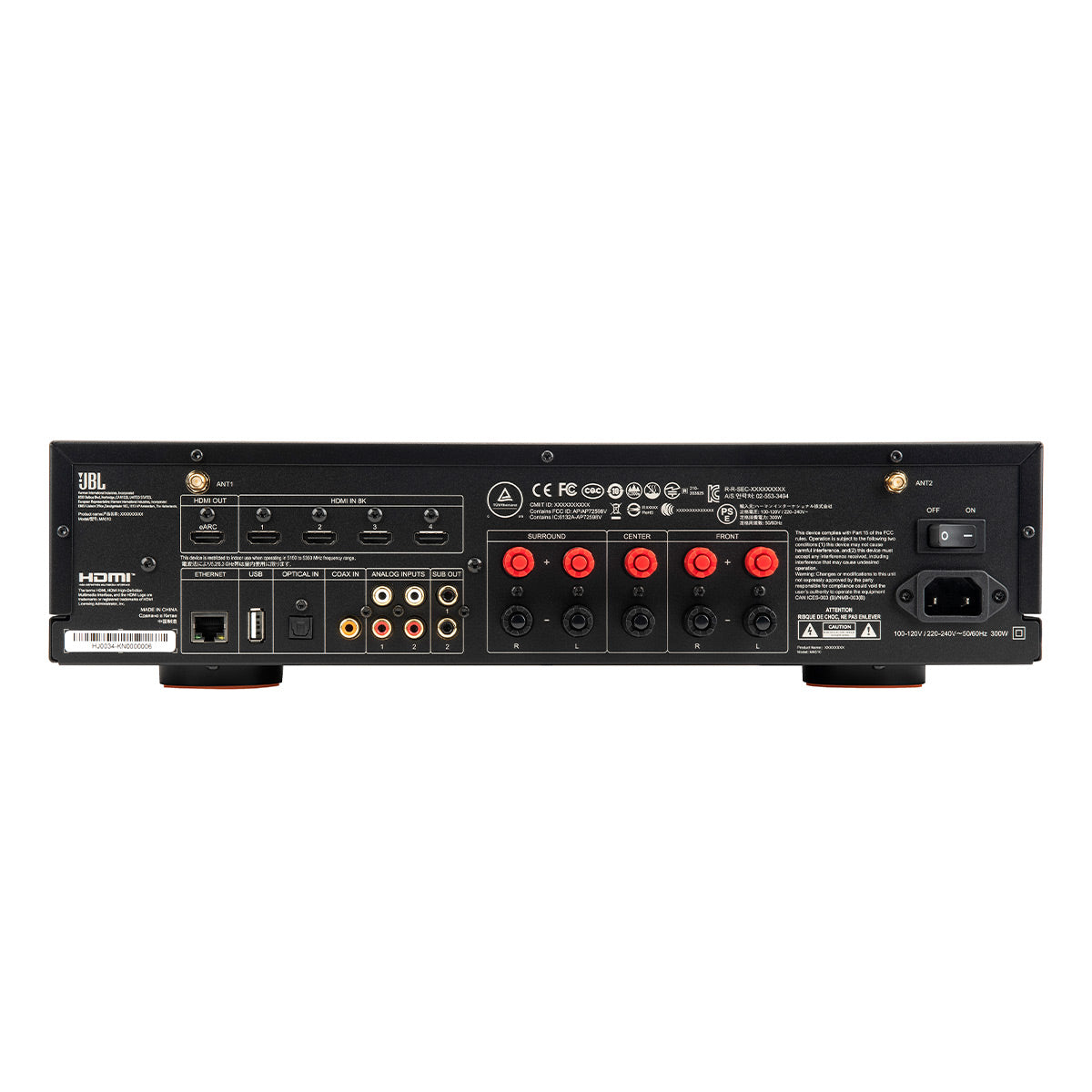 JBL MA510 5.2-Channel 8K Receiver (Black)