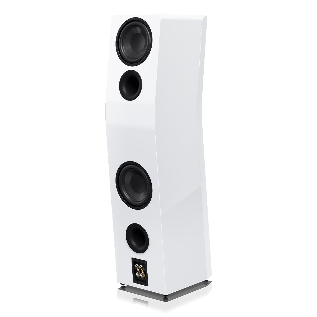 SVS Pair of Ultra Evolution Pinnacle Tower Speakers with 8 Inch Quand Woofers in Piano Gloss White