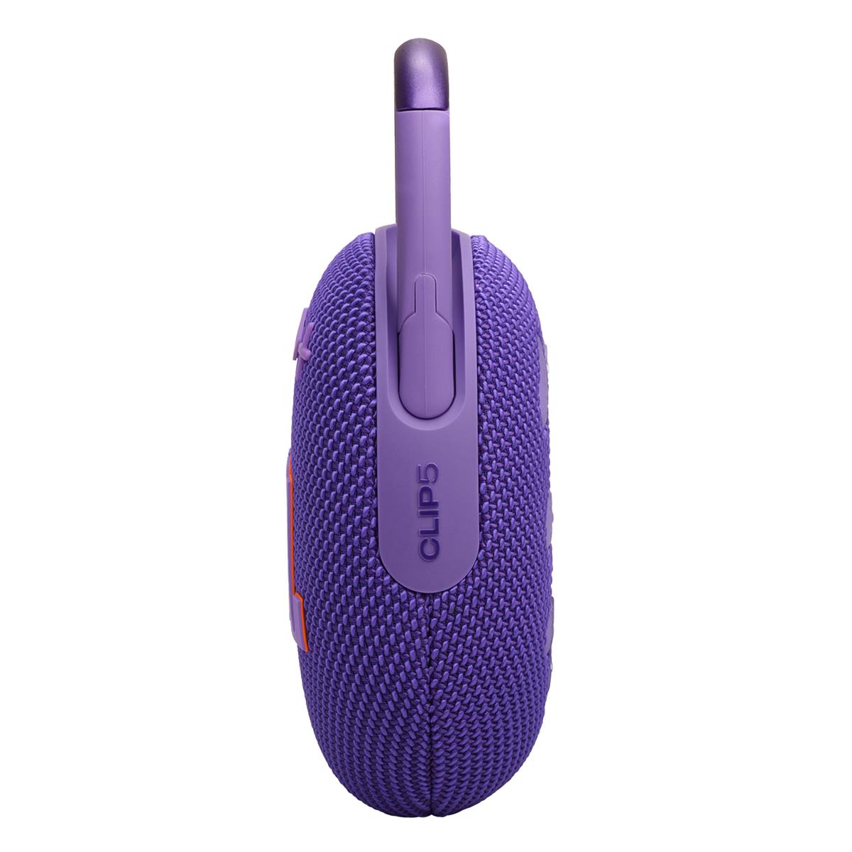 JBL Clip 5 Ultra Portable Bluetooth Speaker with gSport Silicone Sleeve (Purple)