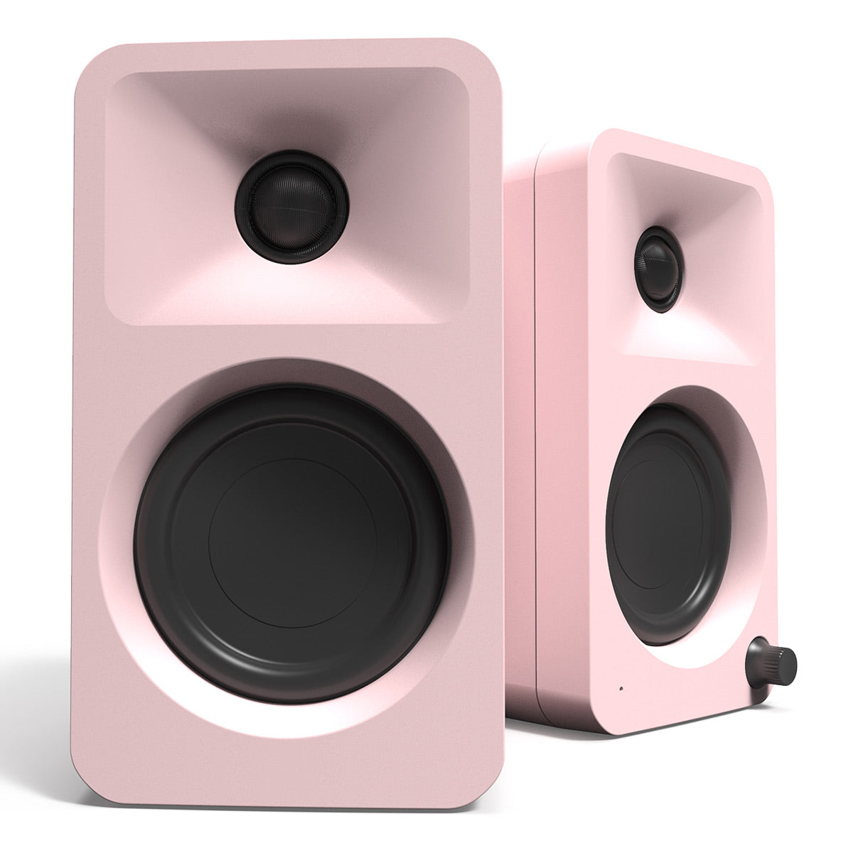 Kanto ORA Powered Reference Desktop Speakers with Bluetooth (Pink)