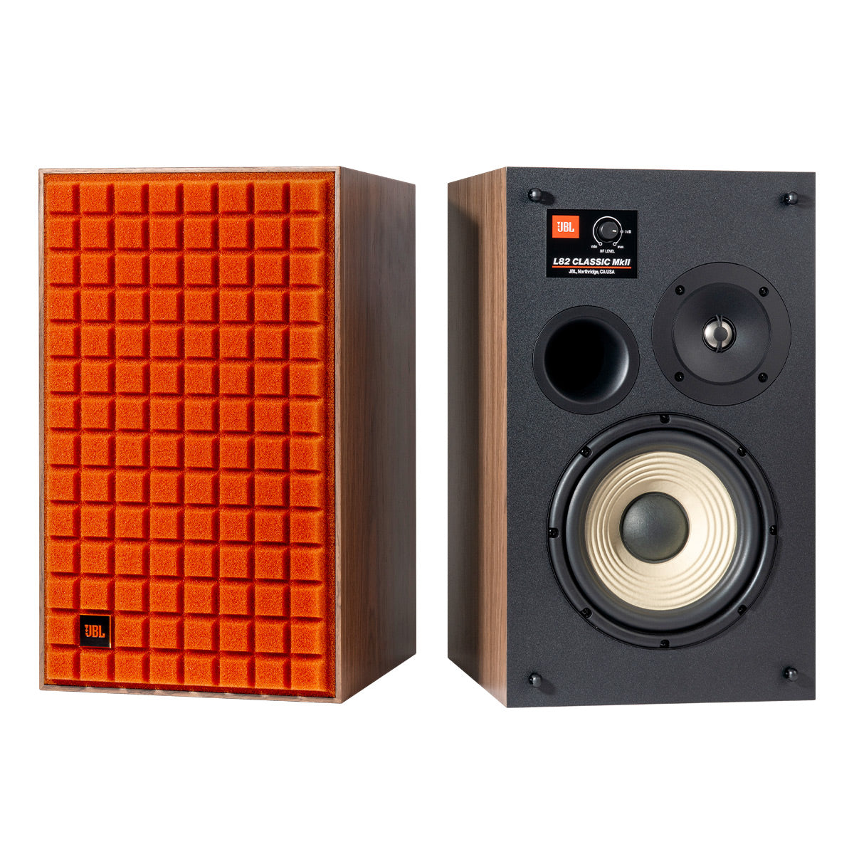 JBL L82 Classic MKII Bookshelf Speaker - Pair (Orange)