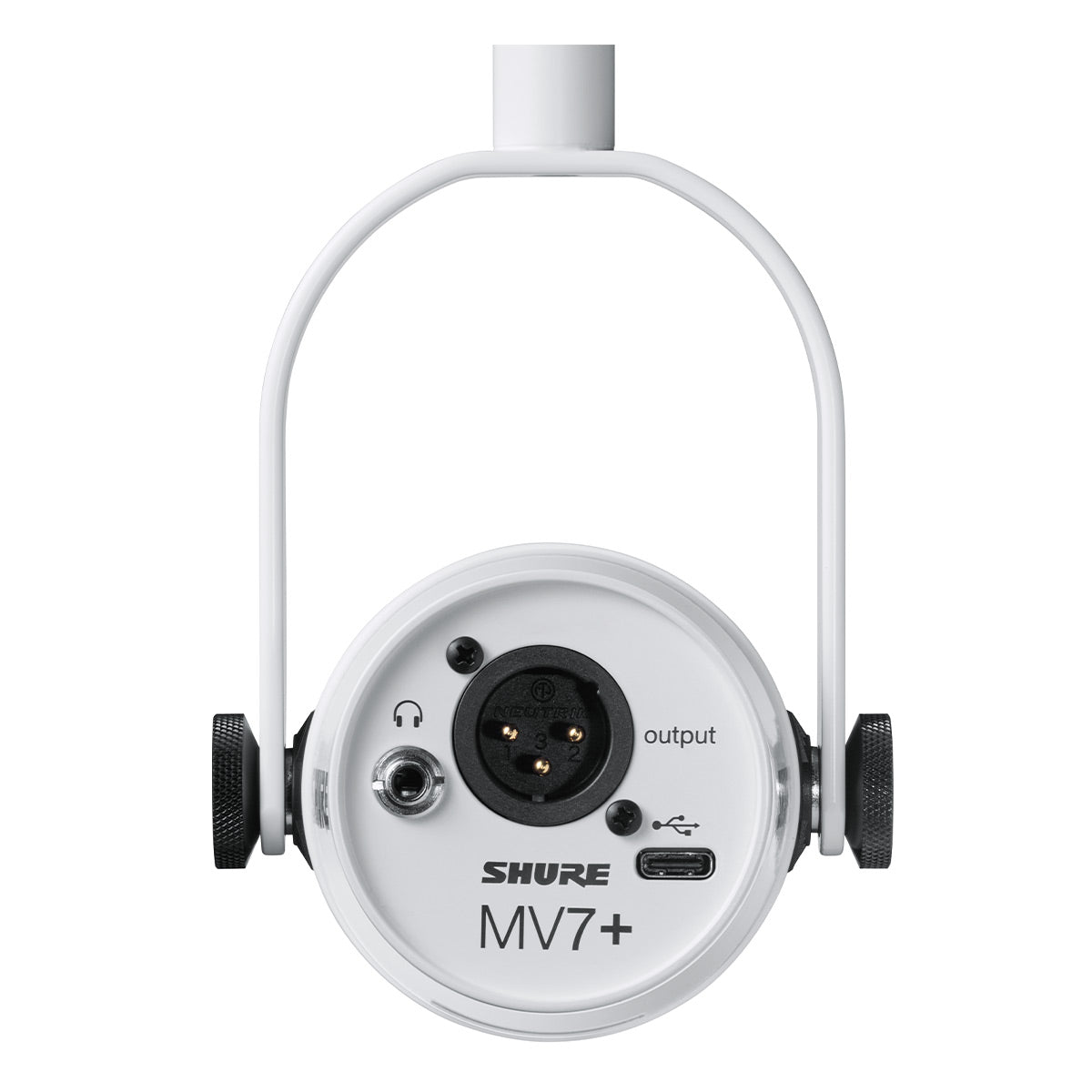 Shure MV7+ Hybrid Output USB-C & XLR Podcast Microphone (White)