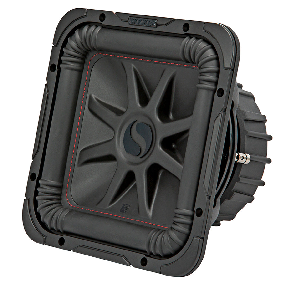 Kicker 46L7T124 12" Solo-Baric L7T Shallow-Mount Dual 4-Ohm Voice Coil Subwoofer