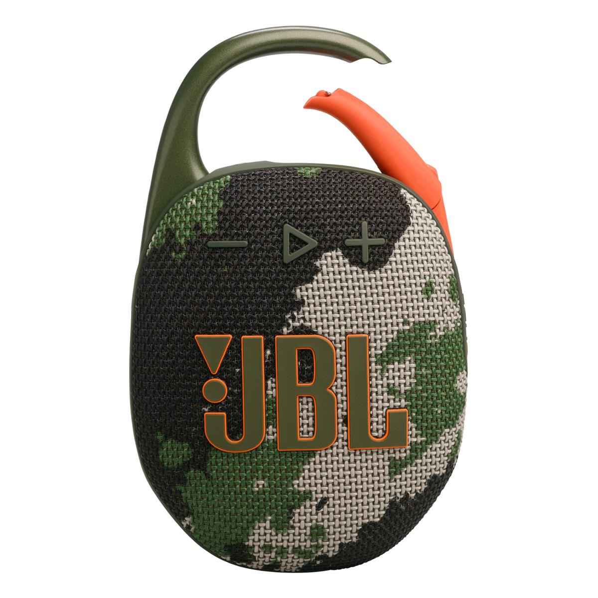 JBL Clip 5 Ultra Portable Bluetooth Speaker with gSport Silicone Sleeve (Camo)