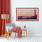 Deco TV Frames 50" Customizable Alloy Prismatic Frame for Samsung The Frame TV 2021-2024 (Candy Red)