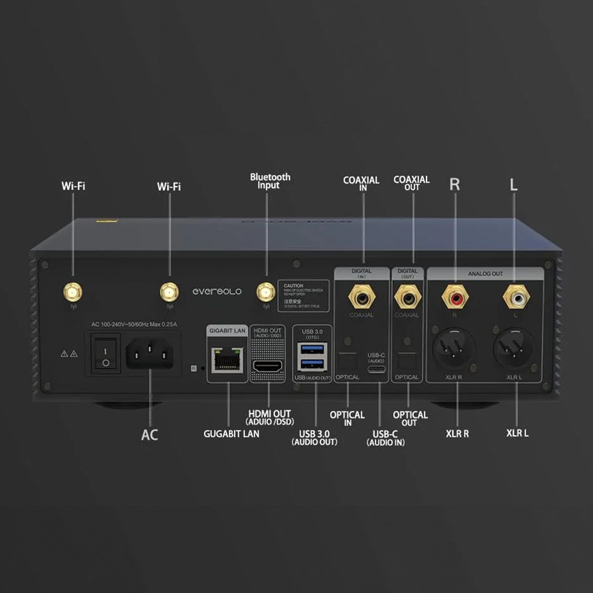 Eversolo DMP-A6 Network Streamer with Built-In DAC