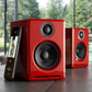 Audioengine A2+ Premium Powered Wireless Desktop Speakers - Pair (Red)