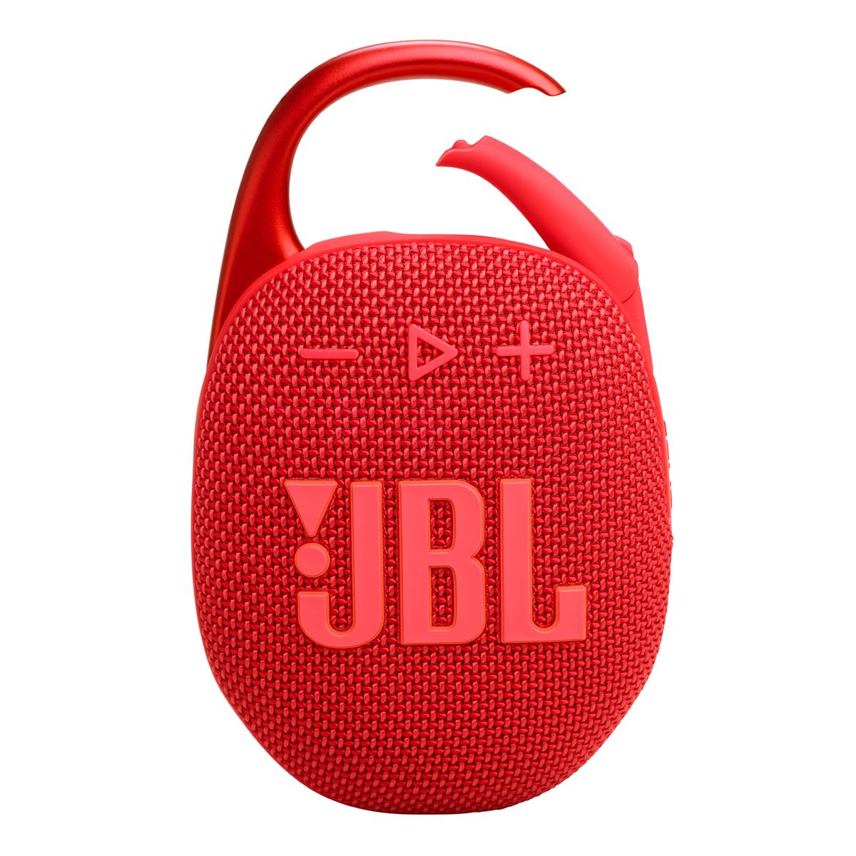 JBL Clip 5 Portable Waterproof Bluetooth Speaker (Red)