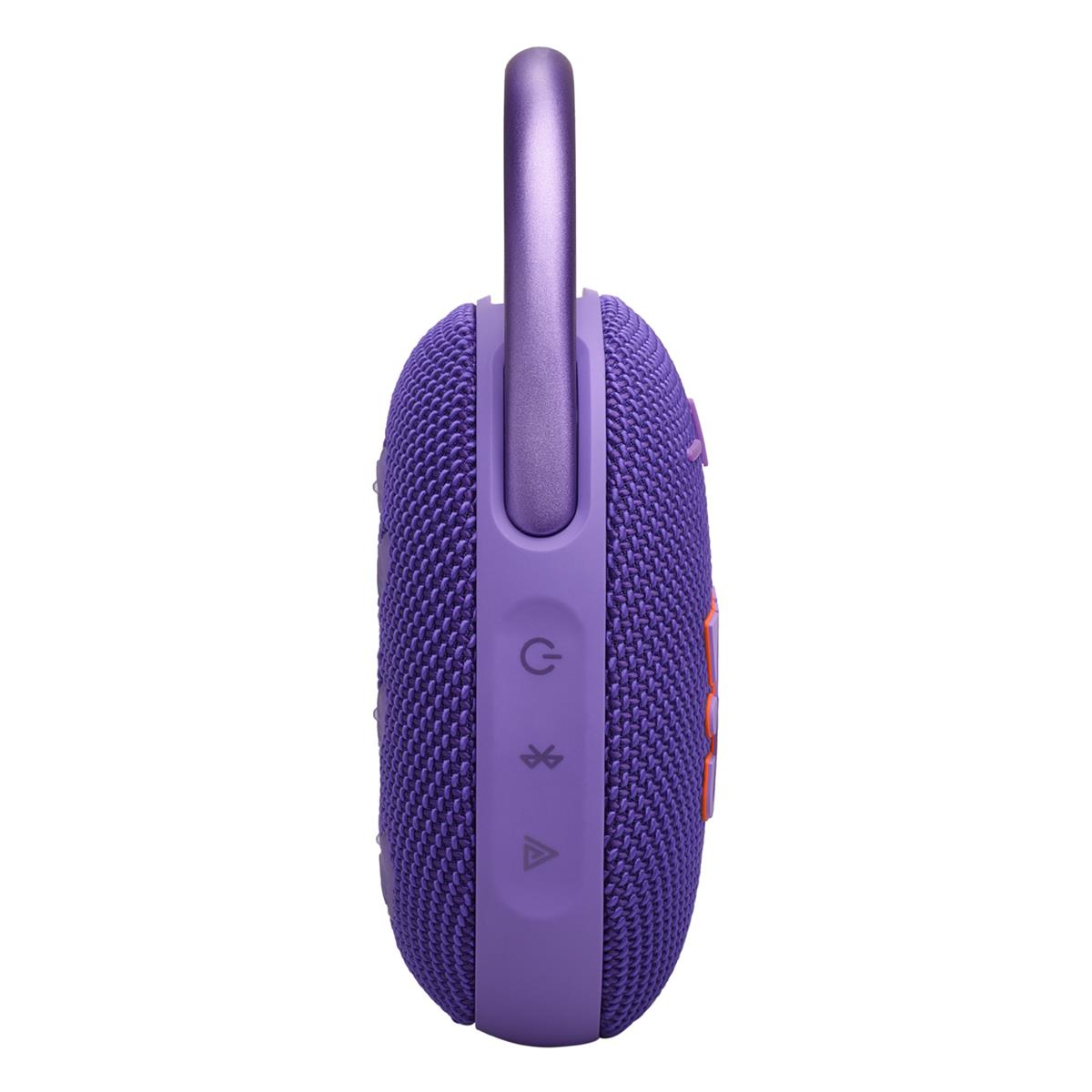 JBL Clip 5 Ultra Portable Bluetooth Speaker with gSport Silicone Sleeve (Purple)